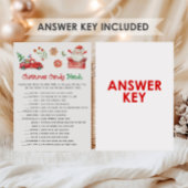 Cartes Pour Fêtes Annuelles Santa Christmas Candy Match Game