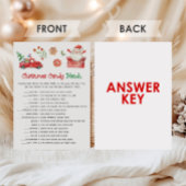 Cartes Pour Fêtes Annuelles Santa Christmas Candy Match Game