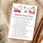 Cartes Pour Fêtes Annuelles Santa Christmas Candy Match Game<br><div class="desc">Sweeten the season with our Christmas Candy Match Printable Game! A fun and colorful challenge for candy lovers.

76SE A</div>