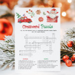 Cartes Pour Fêtes Annuelles Santa Christmas Crossword Puzzle Game<br><div class="desc">Keep minds sharp and spirits bright with our Christmas Crossword Puzzle! A relaxing and festive printable game for adults and kids.

76SE A</div>