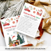Cartes Pour Fêtes Annuelles Santa Christmas Memory Game