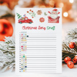 Cartes Pour Fêtes Annuelles Santa Christmas Song Emoji Game<br><div class="desc">Test your carol knowledge with our Christmas Song Emoji Game Printable! A joyful and lighthearted way to celebrate the holidays.

76SE A</div>