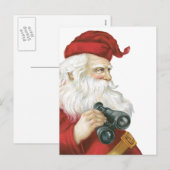 Cartes Pour Fêtes Annuelles Santa Claus (Devant / Derrière)