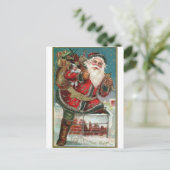 Cartes Pour Fêtes Annuelles Santa Claus (Debout devant)