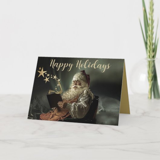Cartes Pour Fêtes Annuelles Santa Claus (Devant)