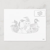 Cartes Pour Fêtes Annuelles Santa Claus (Dos)