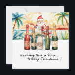 Cartes Pour Fêtes Annuelles SANTA CLAUS à Hawaii Beach pour Noël<br><div class="desc">Envoyez des voeux de vacances chaleureux avec une touche de charme tropical ! Cette carte de voeux festive présente Santa Claus se détendre sur une belle plage hawaiienne, , Père Noël apporte une touche unique à vos voeux de Noël. À l’intérieur, vous trouverez un message joyeux qui souhaite à vos...</div>