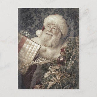 Cartes Pour Fêtes Annuelles Santa Claus love gifts at Christmas