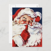 Cartes Pour Fêtes Annuelles Santa Claus Saying (Devant / Derrière)
