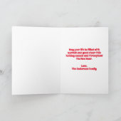 Cartes Pour Fêtes Annuelles Santa Claus Tartan Rétro Noël Plaid (Intérieur)