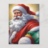 Cartes Pour Fêtes Annuelles Santa Clause Joyeux Noël Bonne année (Devant)