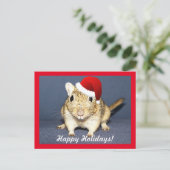 Cartes Pour Fêtes Annuelles Santa Gerbil (Debout devant)