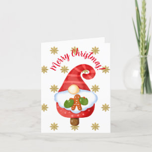 Cartes Pour Fêtes Annuelles Santa Gnome