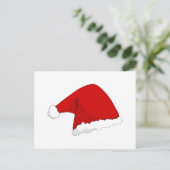 Cartes Pour Fêtes Annuelles Santa Hat (Debout devant)