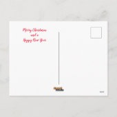 Cartes Pour Fêtes Annuelles Santa Riding (Dos)