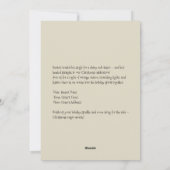 Cartes Pour Fêtes Annuelles Santa’s Joyride in Red Convertible (Dos)