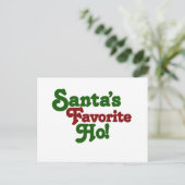 Cartes Pour Fêtes Annuelles Santas favori ho (Debout devant)