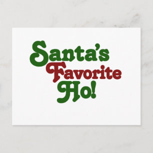 Cartes Pour Fêtes Annuelles Santas favori ho