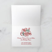 Cartes Pour Fêtes Annuelles Santa's Horse Pulling Sleigh (Intérieur)