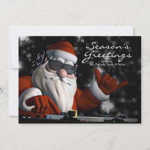 Cartes Pour Fêtes Annuelles Santa's In Da House