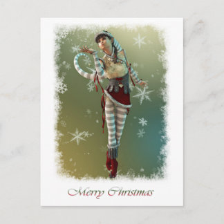 Cartes Pour Fêtes Annuelles Santas Little Helper Elsie