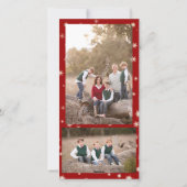 Cartes Pour Fêtes Annuelles Santas Sleigh Ride Photocard (Dos)