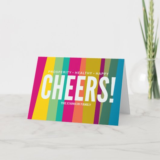 CARTES POUR FÊTES ANNUELLES SANTÉ! (Devant)