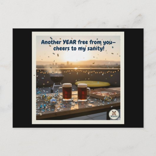 Cartes Pour Fêtes Annuelles santé mentale (m) (Devant)