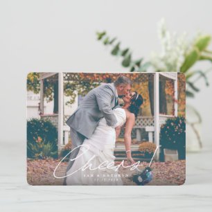 Cartes Pour Fêtes Annuelles Santé! Photo du Nouvel An Marié