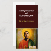 CARTES POUR FÊTES ANNUELLES SANTOBAMA (Devant / Derrière)