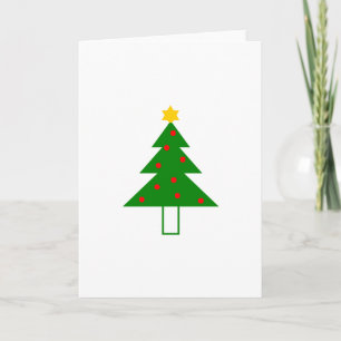 Cartes Pour Fêtes Annuelles "Sapin de Noël"