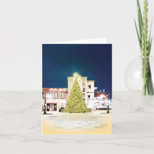 Cartes Pour Fêtes Annuelles Sapin de Noël de Galveston Sangerfest
