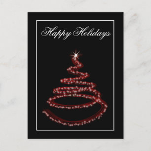 Cartes Pour Fêtes Annuelles Sapin de Noël d'entreprise