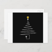Cartes Pour Fêtes Annuelles Sapin de Noël électrique (Devant / Derrière)