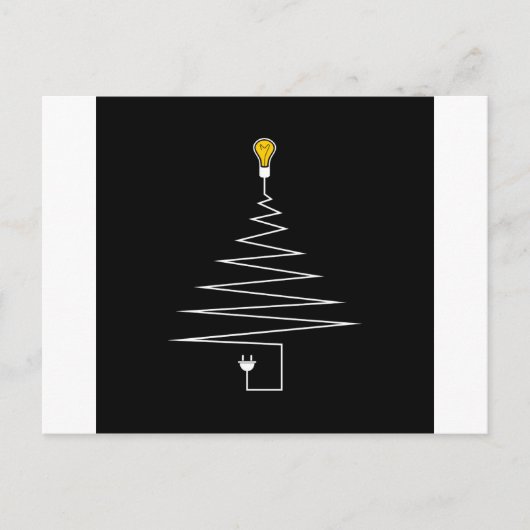 Cartes Pour Fêtes Annuelles Sapin de Noël électrique (Devant)