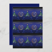 Cartes Pour Fêtes Annuelles Sapin de Noël Élégant d'Avocat (Devant / Derrière)