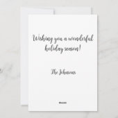 Cartes Pour Fêtes Annuelles Sapin de Noël fantaisiste  (Dos)