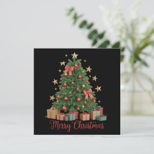 Cartes Pour Fêtes Annuelles Sapin de Noël Fêtes Hiver Cadeau