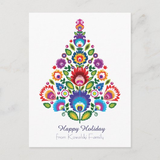 Cartes Pour Fêtes Annuelles 🎄 sapin de Noël - folklore [blanc] (Devant)