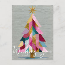 Sapin de Noël géométrique moderne