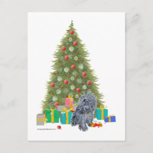Cartes Pour Fêtes Annuelles Sapin de Noël Griffon bruxellois