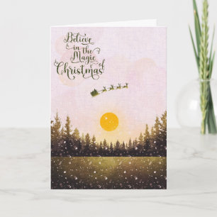 Cartes Pour Fêtes Annuelles Sapin de Noël joyeux