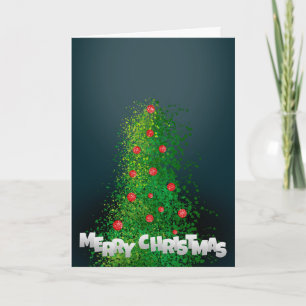 Cartes Pour Fêtes Annuelles Sapin de Noël joyeux