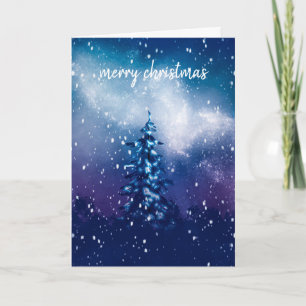Cartes Pour Fêtes Annuelles Sapin de Noël joyeux
