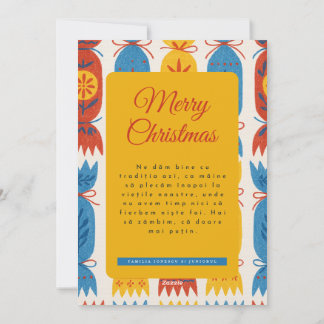 Cartes Pour Fêtes Annuelles Sarmale and Chill elves Christmas Card 