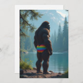 Cartes Pour Fêtes Annuelles Sasquatch bloom (Devant / Derrière)