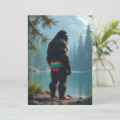 Cartes Pour Fêtes Annuelles Sasquatch bloom (Debout devant)