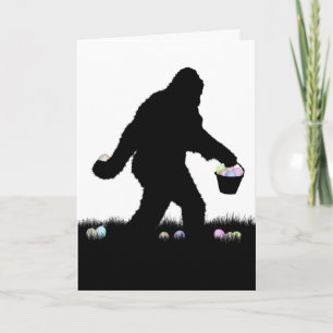 Cartes Pour Fêtes Annuelles Sasquatch de Pâques