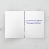 Cartes Pour Fêtes Annuelles Sasquatch en Chapeau Tricoté (Intérieur)