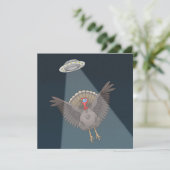 Cartes Pour Fêtes Annuelles Saved By Aliens Before Thanksgiving (Debout devant)